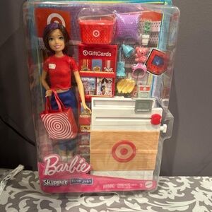Barbie Skipper Target Team Set with Pink and Blue Outfit